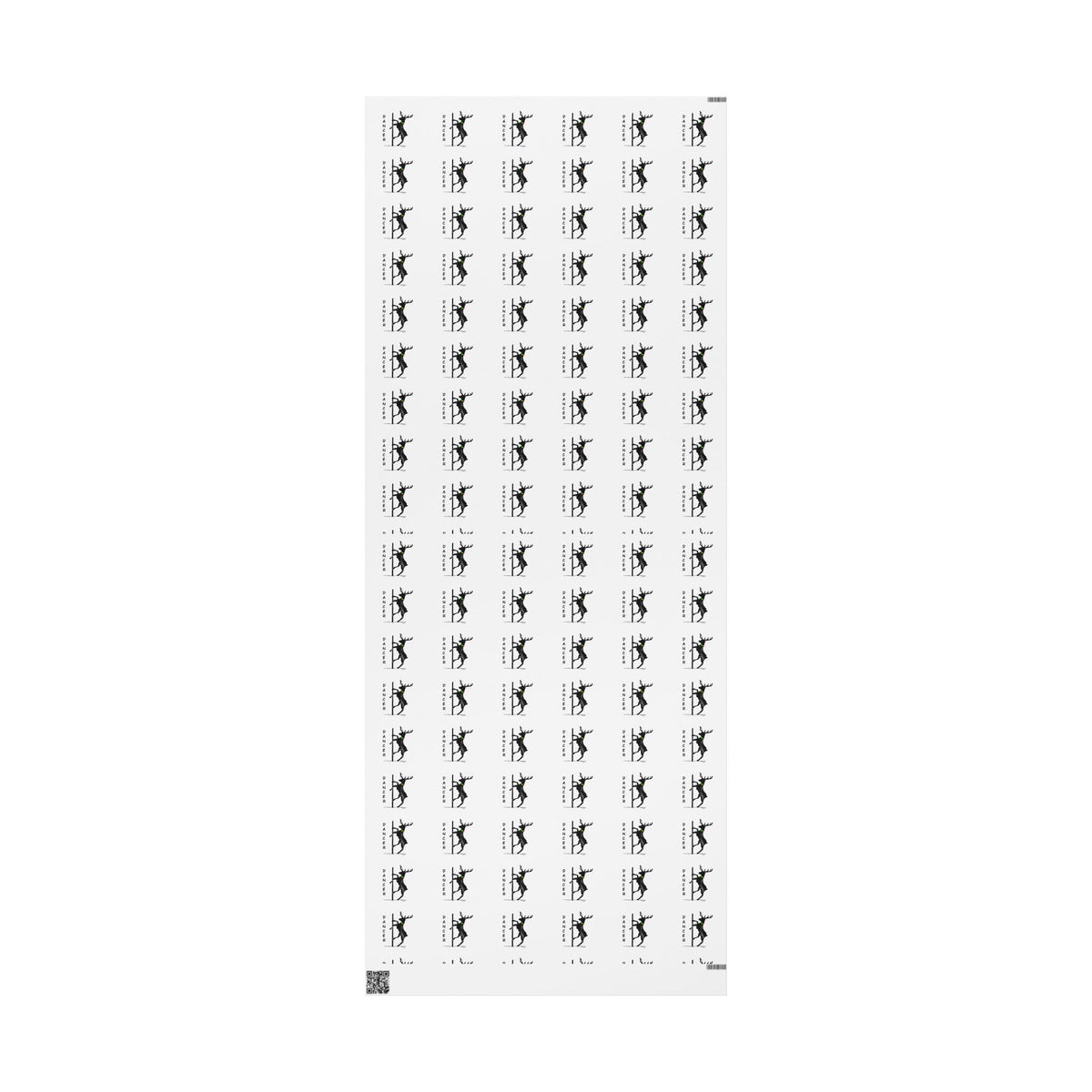 Black and White "Dancer" Wrapping Paper - Designed by GIGI