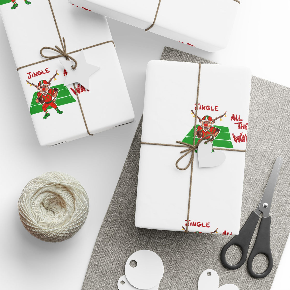 Holiday Funny Wrapping Paper Roll — Festive Fun Gift Wrap, Designed Exclusively by GIGI