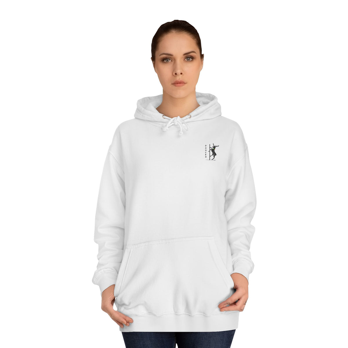 Deer Pole "Dancer" Hoodie Designed by GIGI — Funny Christmas Hoodie