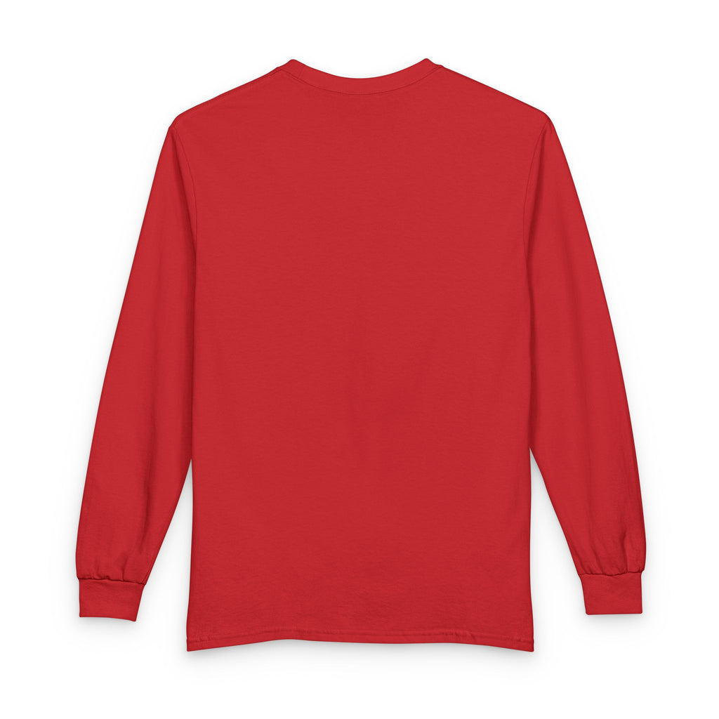 Christmas Football Long Sleeve Shirt - "Sack 'In the backfield!" Santa Graphic, designed by GIGI