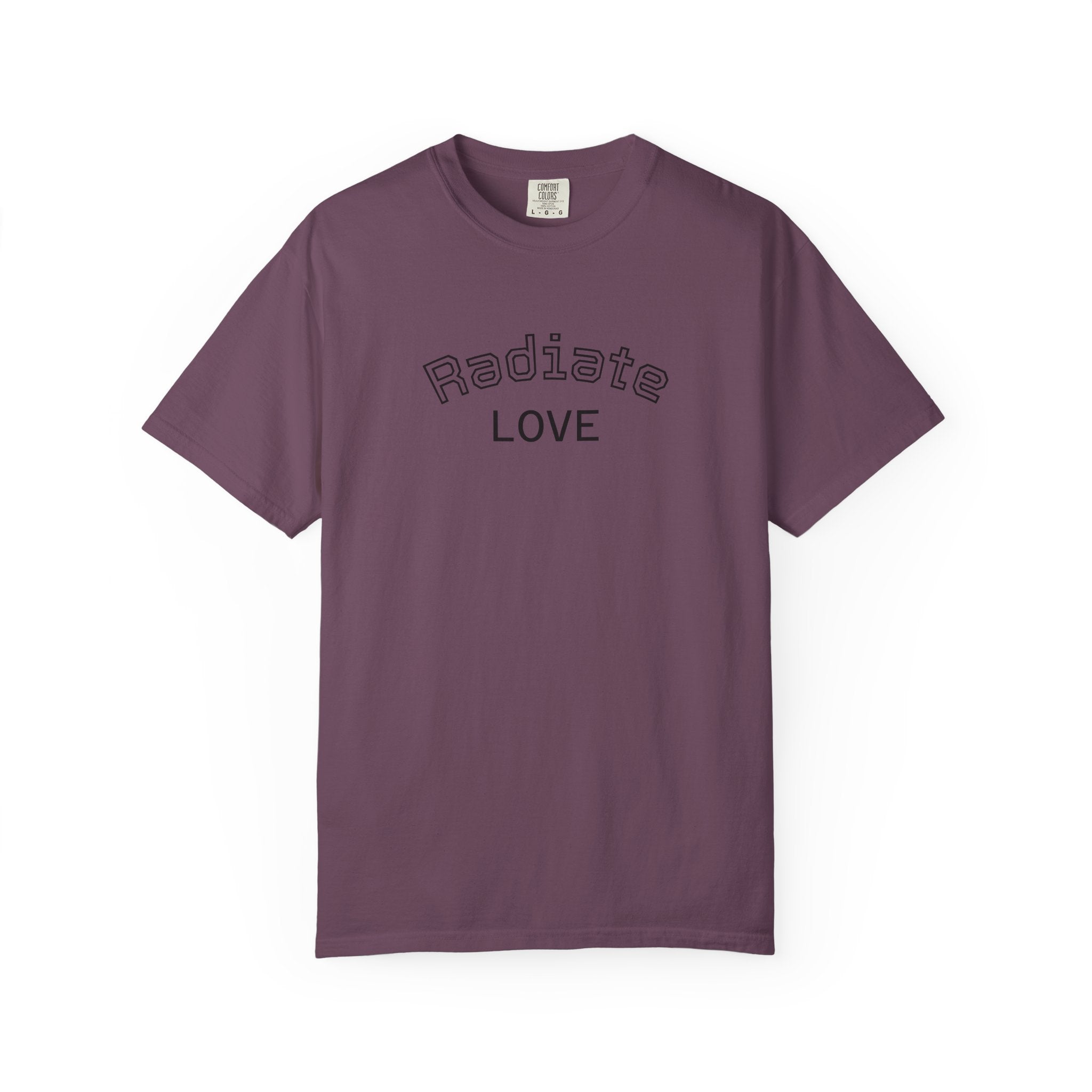 Radiate Love T-Shirt — Yellow Sunblock Graphic Tee