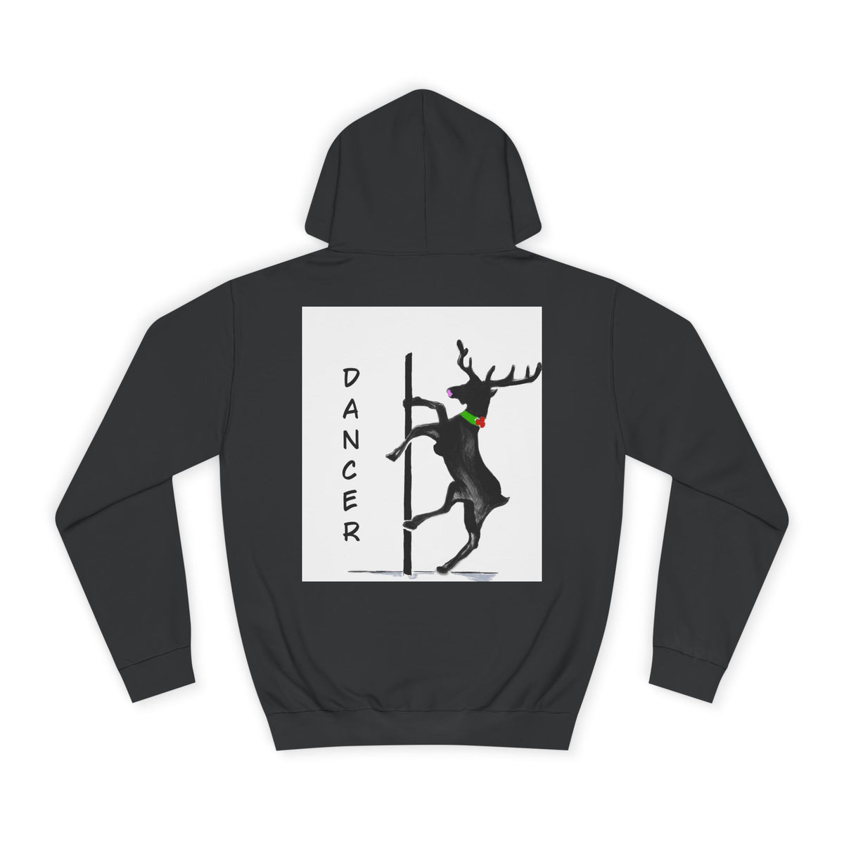 Deer Pole "Dancer" Hoodie Designed by GIGI — Funny Christmas Hoodie