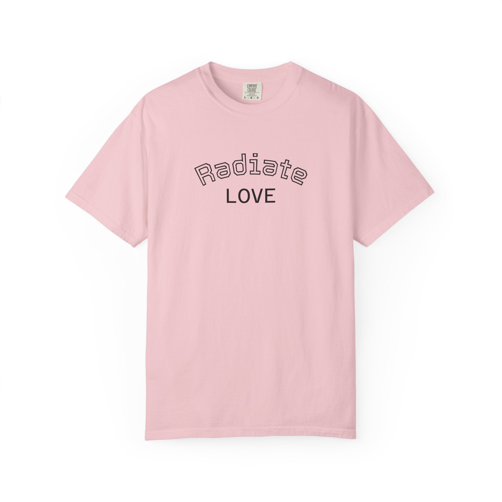 Radiate Love T-Shirt — Yellow Sunblock Graphic Tee