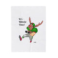 Plush Blanket — "It's Blitzin' Time!" Football Reindeer Holiday Throw, exclusively by GIGI