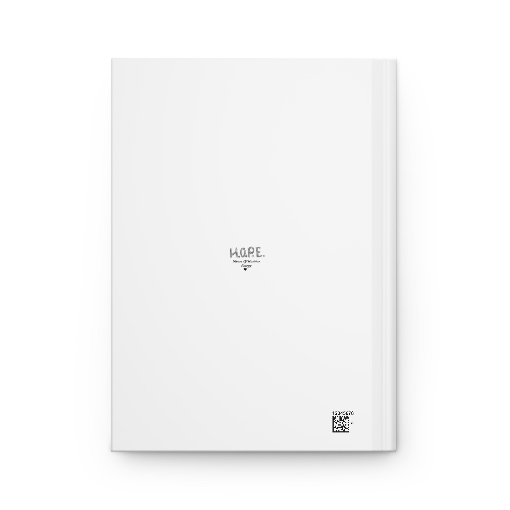 Inspirational Quote Hardcover Journal — "Don't let your greatest weakness be giving up"