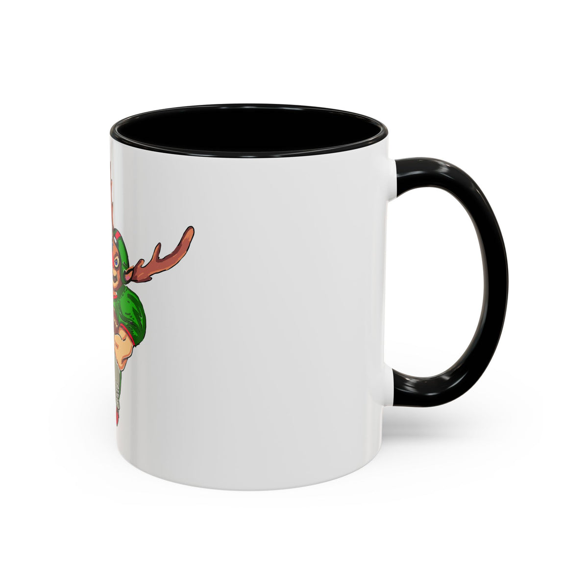 It's Blitzin' Time! Reindeer Football Accent Coffee Mug, designed by GIGI