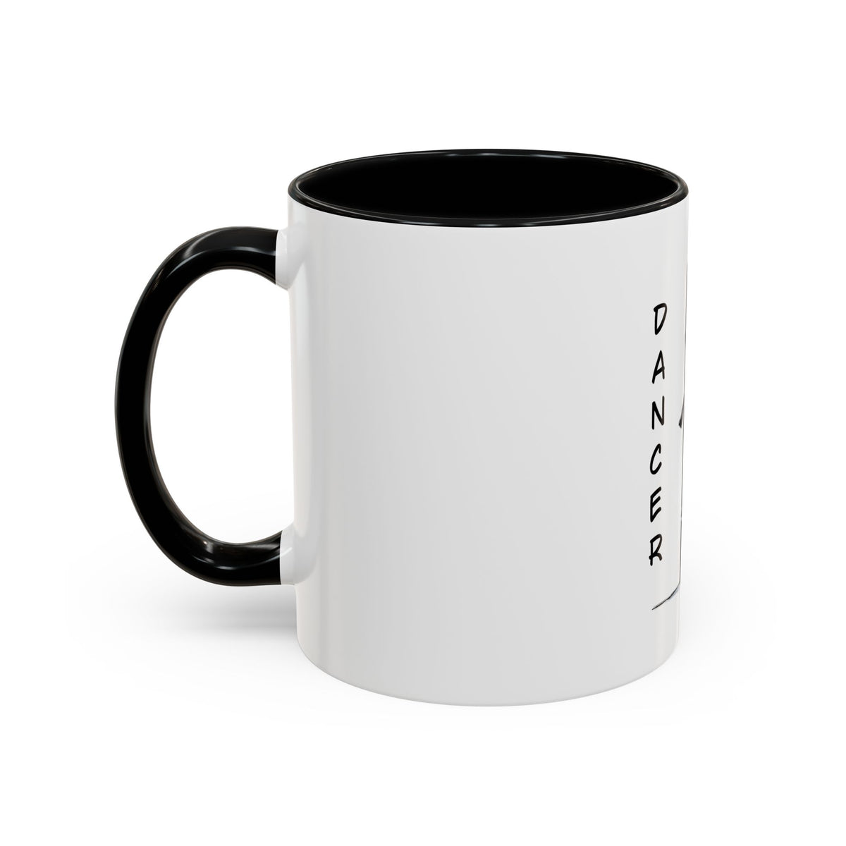 Reindeer Pole "Dancer" Coffee Mug, Designed by GIGI — Holiday Funny Dancer Accent Mug (11/15oz)