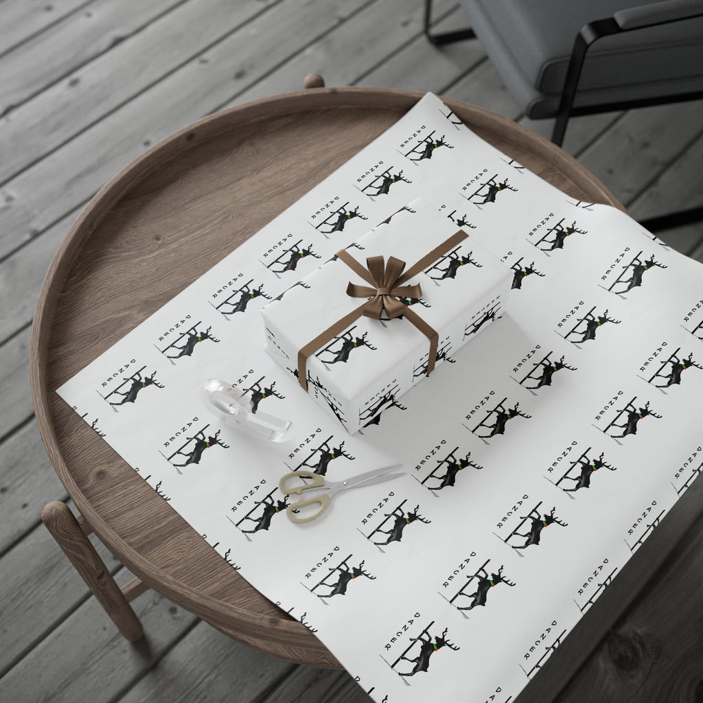 Black and White "Dancer" Wrapping Paper - Designed by GIGI