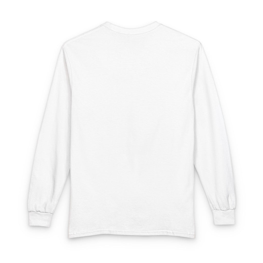 Long Sleeve Tee — "Not Another Tush Push!" Santa & Reindeer Christmas Shirt, designed by GIGI