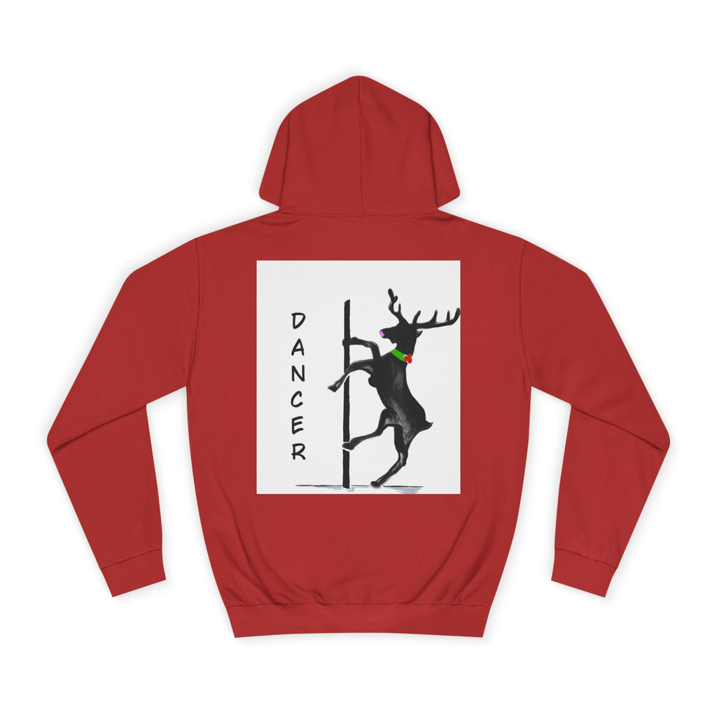 Deer Pole "Dancer" Hoodie Designed by GIGI — Funny Christmas Hoodie