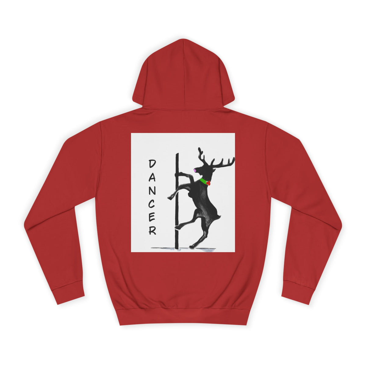 Deer Pole "Dancer" Hoodie Designed by GIGI — Funny Christmas Hoodie