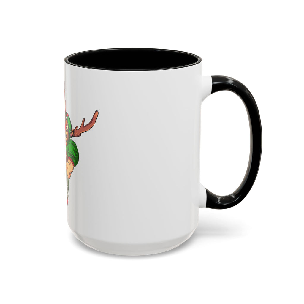 It's Blitzin' Time! Reindeer Football Accent Coffee Mug, designed by GIGI