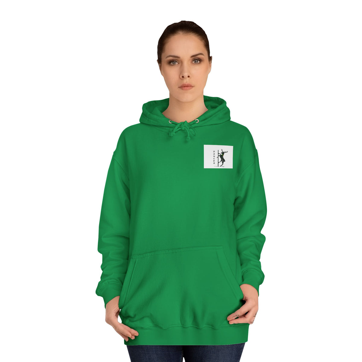 Deer Pole "Dancer" Hoodie Designed by GIGI — Funny Christmas Hoodie