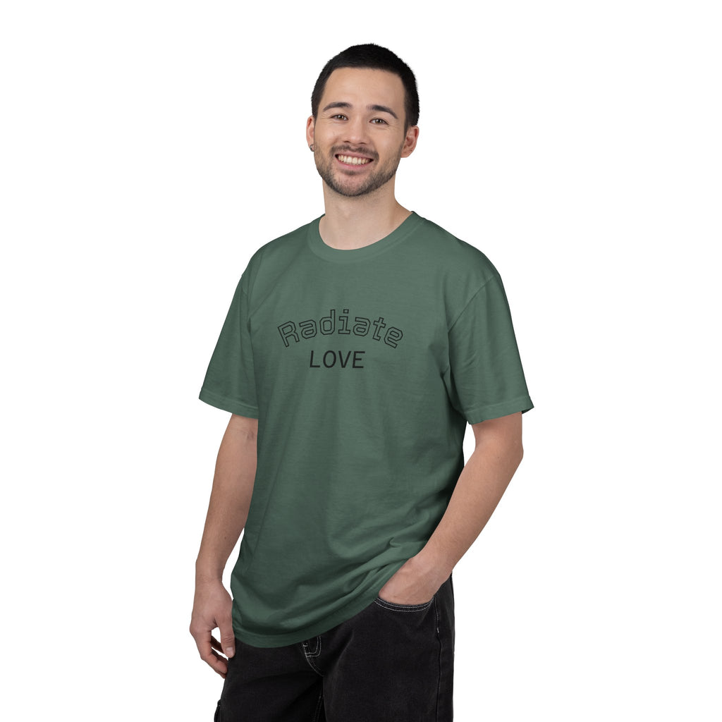 Radiate Love T-Shirt — Yellow Sunblock Graphic Tee