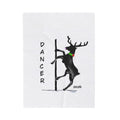 "Dancer" Reindeer 2026 Velveteen Plush Blanket Designed by GIGI