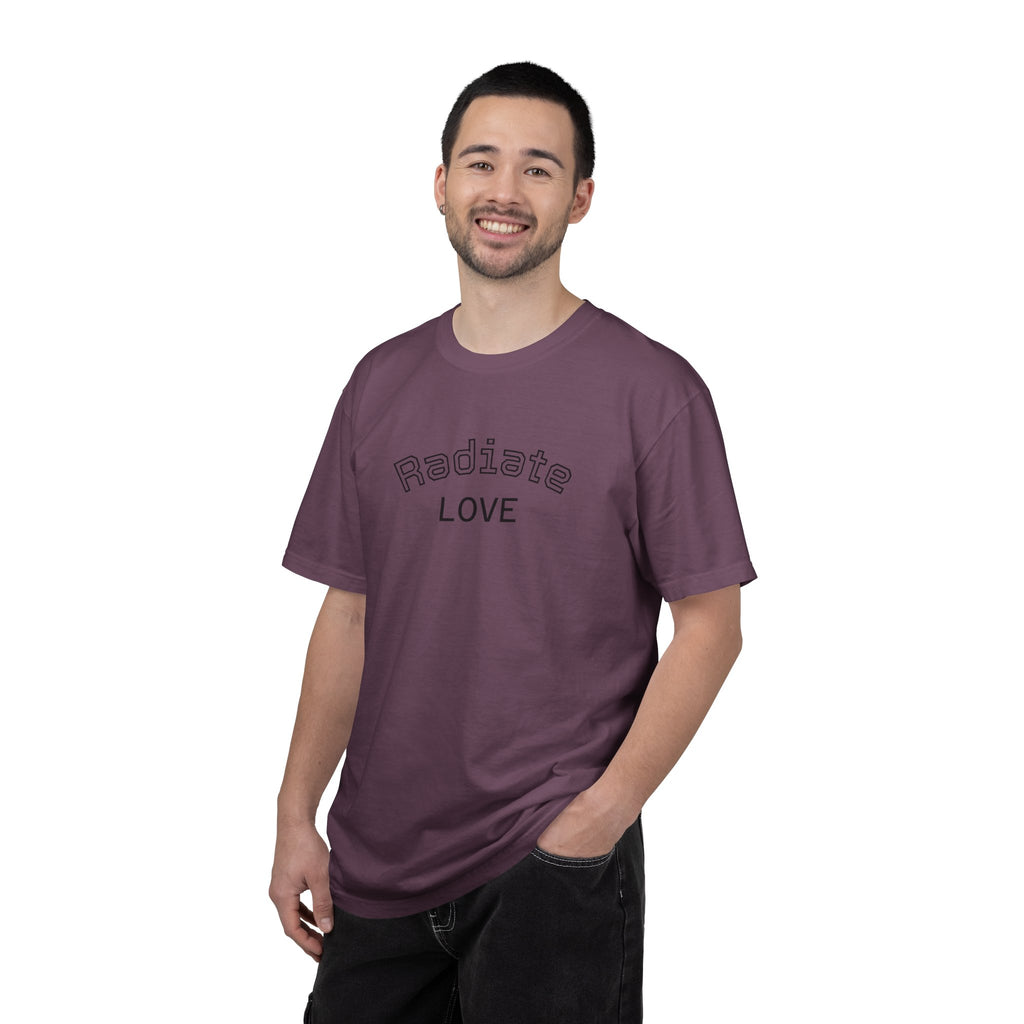 Radiate Love T-Shirt — Yellow Sunblock Graphic Tee